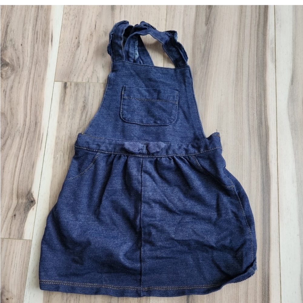 🌸 $3 if bundled - 12 month CARTER’S Denim Overall Dress
